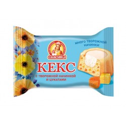  Keeks kohupiima ja sukaaditäidisega 500g  