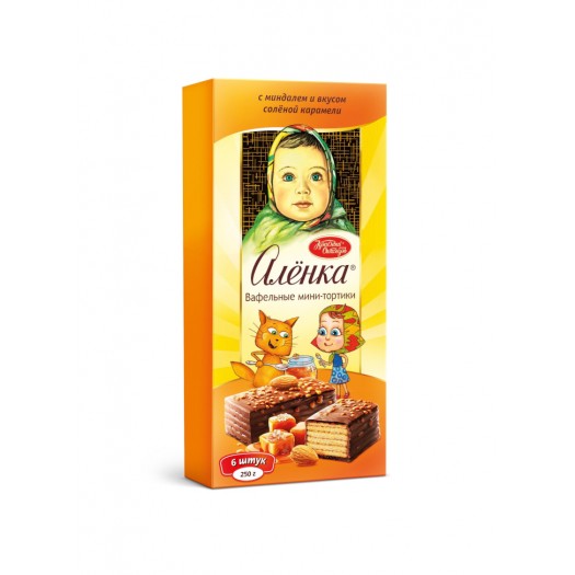 Alionka with salt caramel and almond  250g