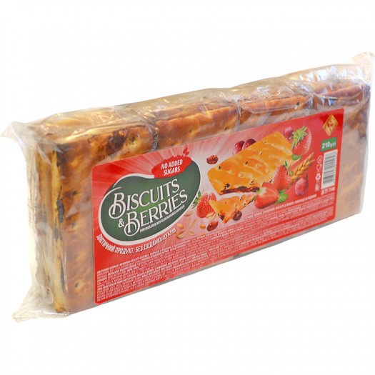 Biscuits & Berries  maasika ja rosina 210g