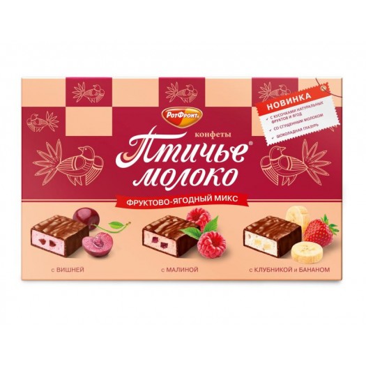 Ptitšje moloko puuvilja-marja mix 200g