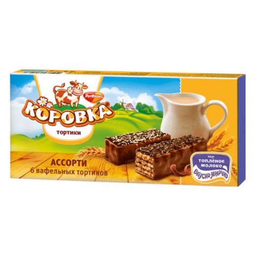 Korovka Assortii  piima 180g
