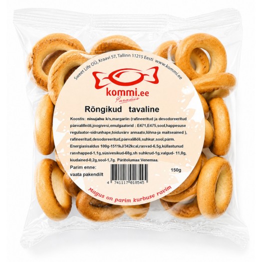 Tavalised rõngikud 150g