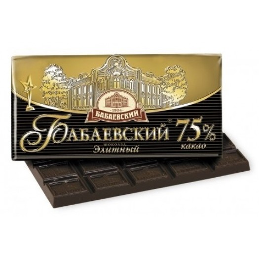 Babajevskij Elite 75% cocoa 90g